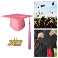 thumbnail image 3 of Shenmeida Unisex Adult Matte Graduation Cap Graduation Hat with Tassel Adjustable for High School and College, 3 of 3