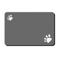 thumbnail image 6 of Tiberpet Cat Litter Mat Pet Diatom Cat Litter Trapping Mat Mud Feeding Mat for Cats and Dogs Technology Cloth Placemat for Cats Food Mat Non-slip Waterproof Feeding Mat Anti-Splash Mat 11.81*15.7in, 6 of 7