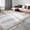 Abstract-Brown, variant on ChakmeOne 5x7 Non-Slip Washable Area Rug - Modern Rug with Non-Slip Rubber Backing,Soft Pet Friendly Carpet Stain-Resistant Under Table Rug for Living Room,Bedroom,Dining Room,Office
