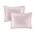 thumbnail image 5 of Mi-Zone Rosalie Metallic Printed Plush Comforter Set Pink/Silver Twin/Twin XL, 5 of 10