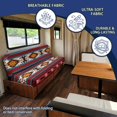 thumbnail image 5 of XYZCANDO Southwestern Tribal Print RV Dinette Cushion Covers, Stretch Washable Camper Bench Seat & Backrest Slipcovers Set for Travel Trailer Interior Protection, 5 of 7