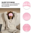 thumbnail image 2 of MasteelfCA 4Pcs Elegant Solid Color Eye Patches Sleeping Eye Masks Silk Blindfolds Eye Mask, 2 of 7