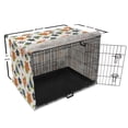 thumbnail image 6 of Floral Dog Crate Cover, Romantic Pattern with Cartoon Abstract Flowers Leaves on Pastel Twig Branches, Easy to Use Pet Kennel Cover Small Dogs Puppies Kittens, 7 Sizes, Multicolor, by Ambesonne, 6 of 6