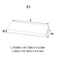 thumbnail image 2 of Geoto 19.68"×7.09"×2.09" F3 Size Luxury Rigid Foldable Magnetic Closure Collapsible Gift Packaging Boxes Wholesale(White), 2 of 6