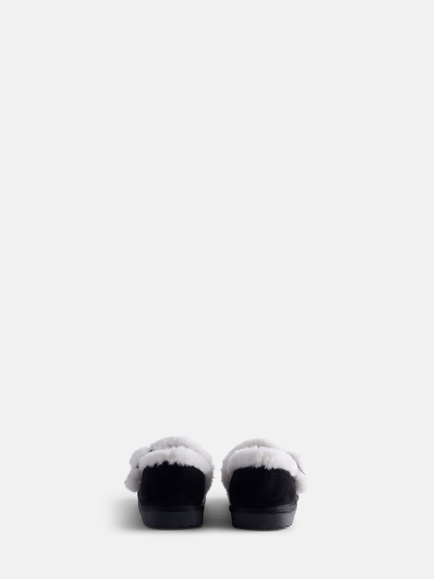 Wonder Nation Toddler, Little and Big Girls Faux Shearling Mary Jane Slippers