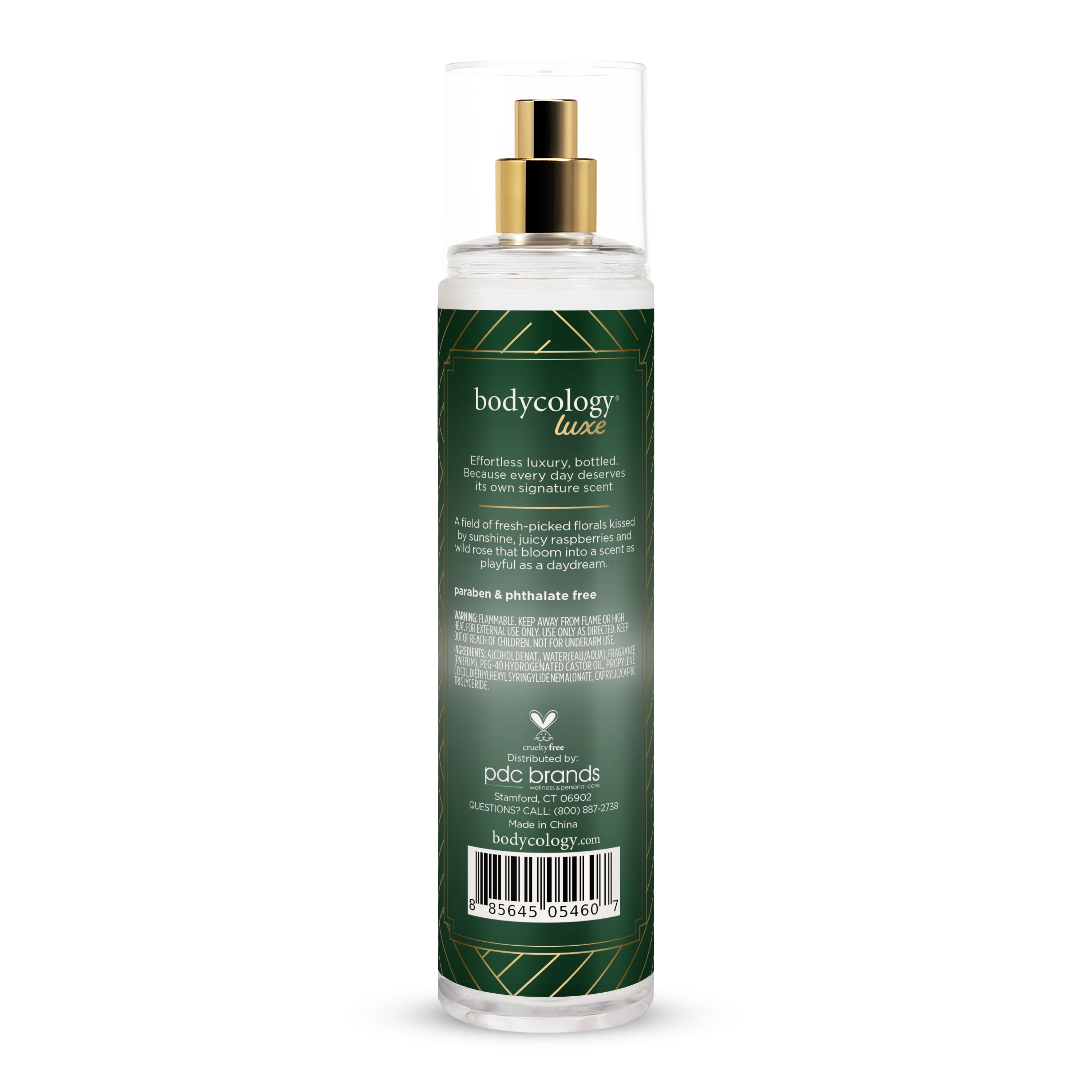 Bodycology Luxe Fragrance Body Mist, Petal to the Metal, 8 fl oz