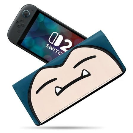 Switch 2 Case Compatible for Nintendo Switch 2 Console, Slim Carrying Travel Case with 5 Game Card Holders - Blue