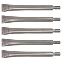 5-Pack BBQ Gas Grill Tube Burner Replacement Parts for Broil King 9877-76 - Compatible Barbeque Stainless Steel Pipe Burners