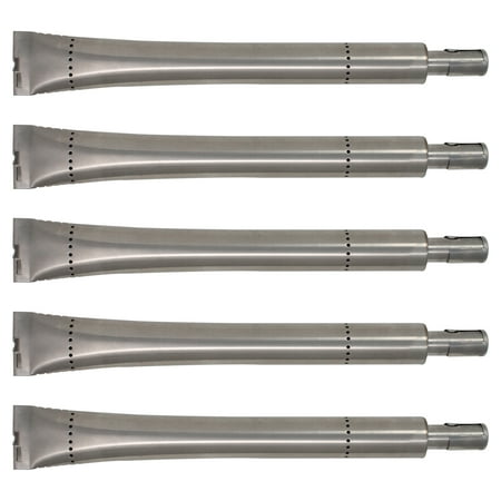 

5-Pack BBQ Gas Grill Tube Burner Replacement Parts for Broil King 9868-57ED - Compatible Barbeque Stainless Steel Pipe Burners