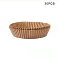 thumbnail image 4 of Monstrate Paquete de 30 bandejas de cocina para freidora de aire, platos de cocina antiadherentes a prueba de aceite de un solo , revestimientos Herramientas y accesorios para hornear Marrón, 4 of 6