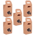 thumbnail image 1 of Phenofice 24Pcs Kraft Paper Boxes with Window Food Safe Portable Paper Packing Bags, 1 of 8
