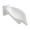White, variant on Leaf Shaped Soap Holder Wall Mounted Rotatable Soap Dish, Adjustable 180° Rotation with Drainage Holes, Polypropylene Construction for Bathroom Kitchen