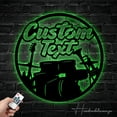 thumbnail image 4 of Handmadetneonsign Custom Music Instrument Metal Wall Art LED Light - Personalized Music Band Name Sign, 4 of 5