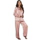 thumbnail image 1 of Pijama de estilo europeo y americano ancho de Jacquard para el hogar, ropa de mujer, suministro de comercio exterior, cárdigan de satén de manga larga, 1 of 5