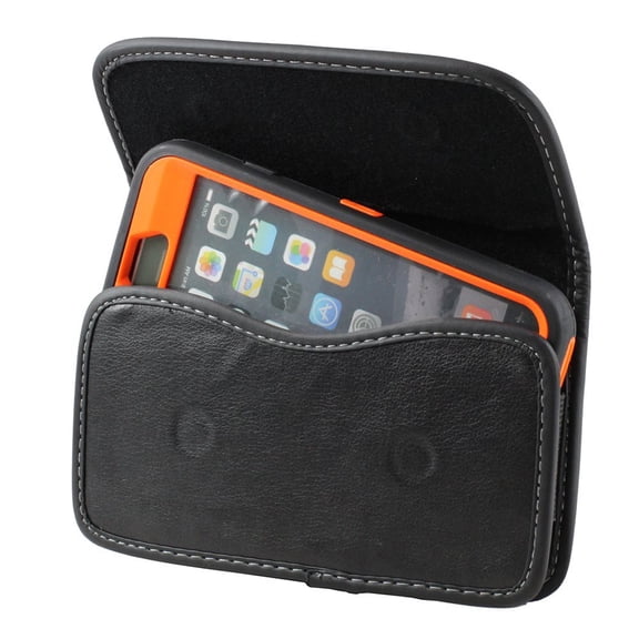XXL Size Samsung Galaxy S7,S6, S6 Edge, J3,A5 Leather Belt Clip Pouch Case Cover Holster ( the phone with OTTER BOX Defender / LIFEPROOF / Mophie Juice Pack Air/Plus Case On)