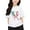 White, variant on WOYY Toddler Girls Short Sleeve Graphic Tee Casual Active Crewneck T-Shirt, Sizes 3-13