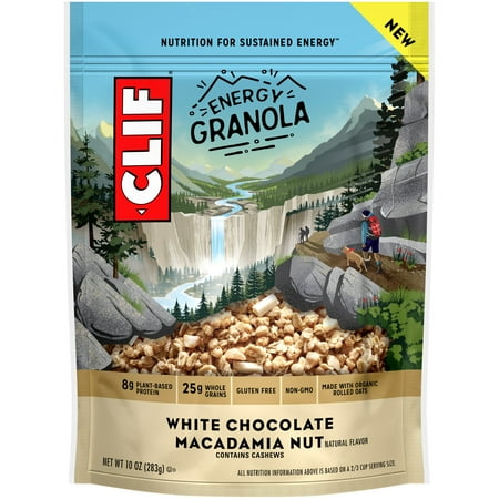 Clif® Energy Breakfast Granola, White Chocolate Macadamia, 10