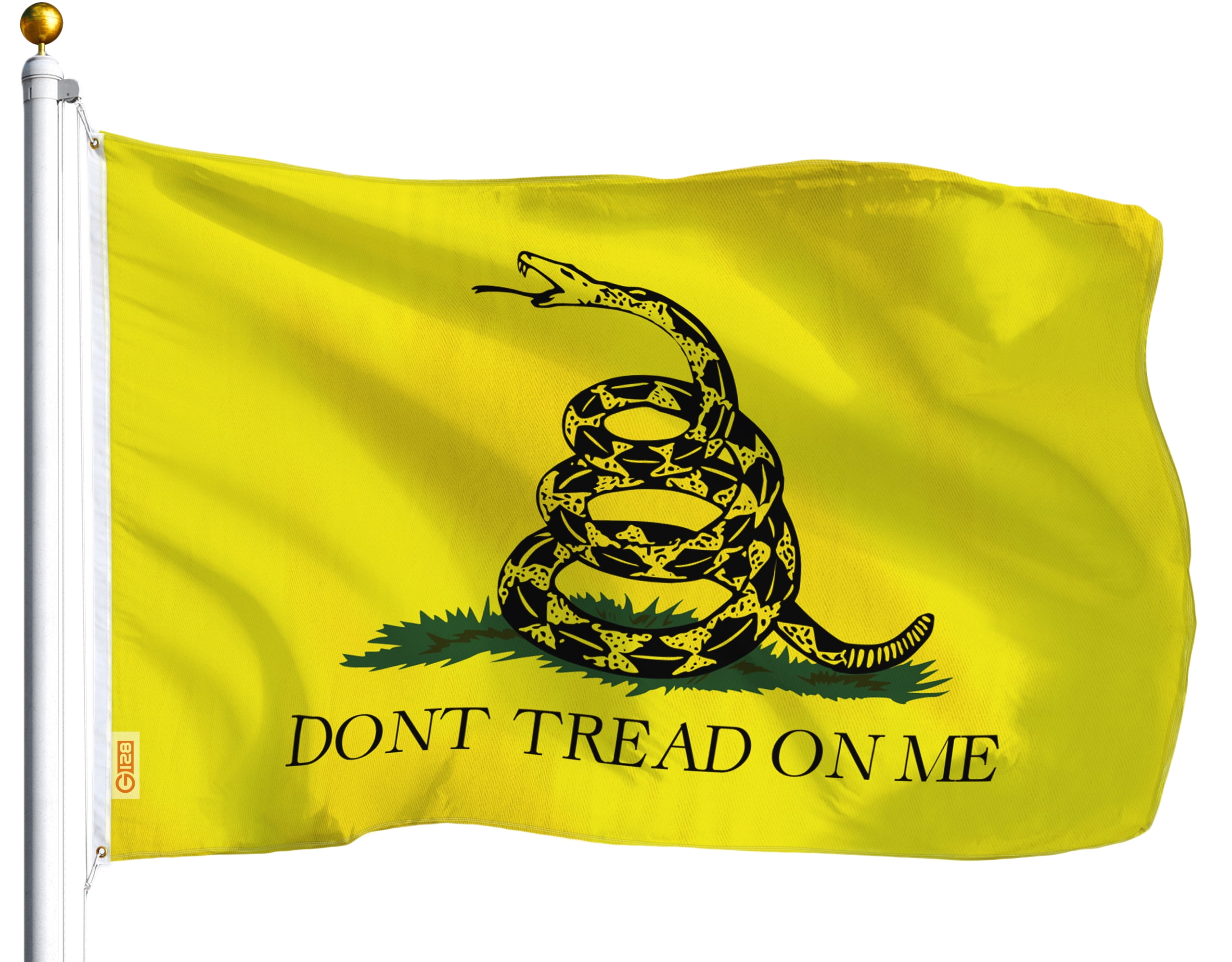 3x5 Ft Gadsden DONT TREAD ON ME Culpepper Rattlesnake Tea Party Flag Yellow 