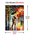 thumbnail image 4 of 1pc Dance Under The Rain By Leonid Afremov Canvas Poster, Wall Art Picture Print For Home Decor, No Frame 12x16 Inch 16*24inch, 4 of 5