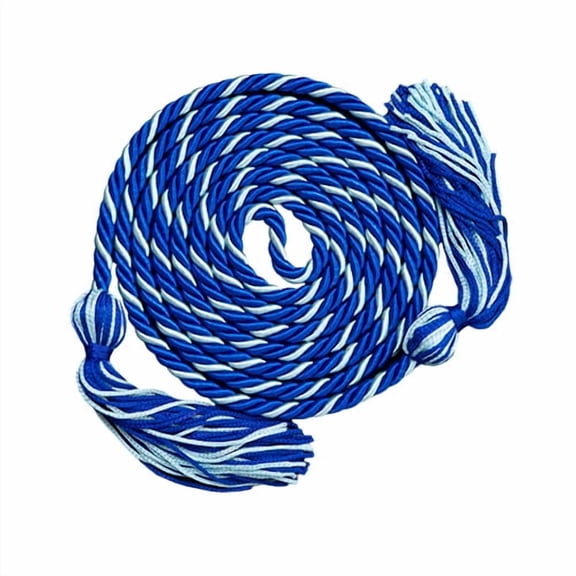 Honors Graduation Academic Honor Cord |(Royal Blue/Light Blue)