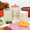 thumbnail image 3 of Peanuts Gather Together 34 Ounce Stoneware Snoopy Canister with Lid in Green, 3 of 3