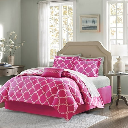 Empire Home Modern 11 Piece Comforter Set Bed In A Bag Hot Pink