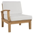 thumbnail image 3 of Modway Marina 9 Piece Outdoor Teak Sofa Set in Natural and White, 3 of 9