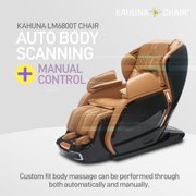 [LM] 3D+@ Latest Technology SL-Track Auto Extension Kahuna Massage Chair LM-6800T White/Camel