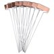 thumbnail image 2 of 30 Pack 10 Inch High Copper Plate Metal Plant Labels Garden Stake Tags Reusable Planting Gardening Markers, 2 of 5