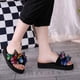 thumbnail image 5 of Sandalias Slide JOEUSTY MIOKE Summer Butterfly Platform 3 cm, 5 of 7