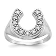 thumbnail image 6 of 14K White Gold AA Diamond Men's Ring Size 10, 6 of 7
