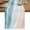 light blue-green, variant on Ombre Blue Waves Table Runner, Gradient Coastal Beach Sandy Ocean Washable Cotton Linen Table Runners 108 Inches Long, Dresser Scarf Runner for Dining/Living Room/Kitchen/Square Tables 13''x108''