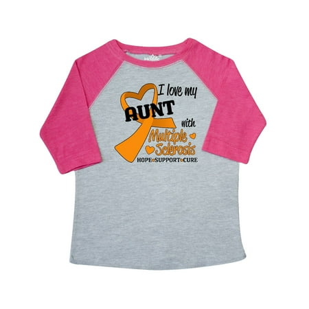 

Inktastic I Love my Aunt with Multiple Sclerosis- Hope Support Cure Gift Toddler Boy or Toddler Girl T-Shirt