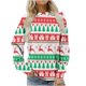 thumbnail image 1 of Ichuanyi liquidación de moda para mujeres con tapa suelta estampada manga larga blusa redonda de cuello redondo sudadera sudadera sudadera ICHUANYI WER202308210052, 1 of 3