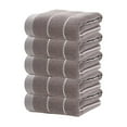thumbnail image 2 of PALIFEUR 5 Piece Bath Towels for Bathroom Gym Kitchen, Solid Color Kitchen Towels Cotton Thick Soft Absorbent Beach Towels 12x27 inch Wash Cloths, 2 of 9