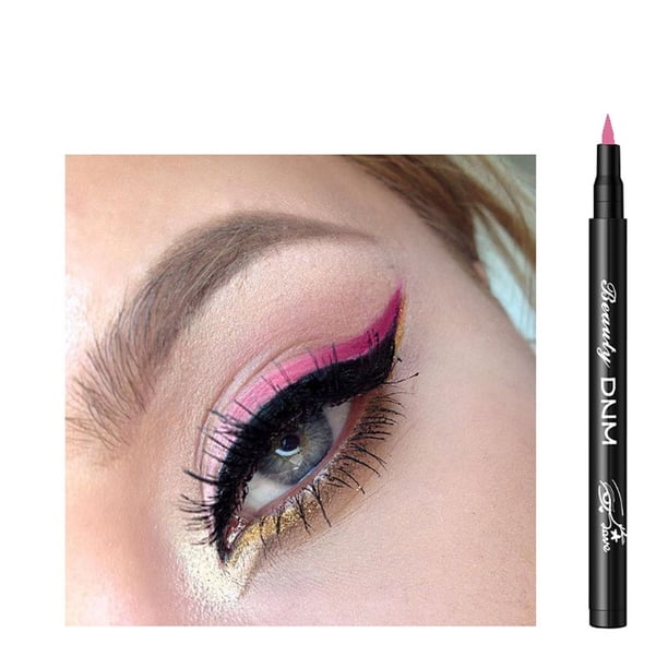 Fiudx Lápiz Delineador de Ojos 12 Colores, Color Mate, Natural, Larga Duración, 1 Ml