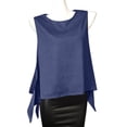 thumbnail image 4 of BiZtdJrK Débardeurs Tendance pour Femmes, Sans Manches, Col Rond, Légers, Amples, pour Gym, Sport, Marine, Taille Unique, 4 of 9