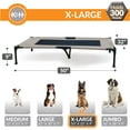 thumbnail image 4 of K&H Pet Products Original Pet Cot Elevated Dog Bed Taupe/Black Mesh X-Large 50 X 32 X 9 Inches, 4 of 10