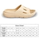 thumbnail image 2 of Zapatillas de plataforma gruesa unisex EVA Casual Diapositivas de suela suave Zapatillas frescas de verano, 2 of 8