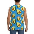 thumbnail image 4 of Disketp Flowers Avocado Sleeveless Tshirts For Men, Muscle Shirts For Men Dry Fit Tank Top-Small, 4 of 8