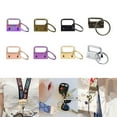 thumbnail image 2 of WINDLAND 20Pcs 1 Inch Key Chain Fob Wristlet Hardware with Keyring for Wristlet Keychain, 2 of 21