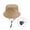 Coffee, variant on YHAJDS Cotton Bucket Hat Solid Color Adjustable Toddler Sun Cap Family Matching