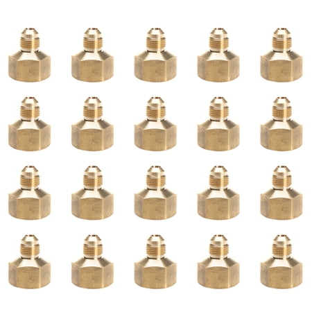 LTWFITTING Brass Flare 3/8 OD x 3/4 Female NPT Connector/Adapter Tube Fitting((Pack of 20)