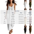thumbnail image 3 of Hvogkswy Cotton Maxi Dresses for Women Solid Sleeveless Crew Neck Dress Boho Loose FLowy Side Pockets Casual Summer Vacation Long Dress, 3 of 7