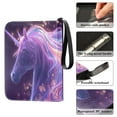 thumbnail image 4 of 400 Pockets Trading Cards Album,Card Binder 4-Pocket, Cards Collector Album Holder Fits 400 Cards with 50 Removable Sheets Unicorn with Rainbow Mane, 4 of 6