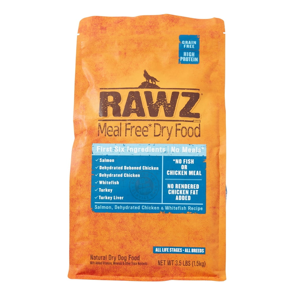 Rawz Natural GrainFree Salmon, Chicken & Whitefish All Life Stages Dry