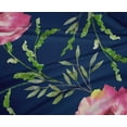thumbnail image 4 of oneOone Polyester Lycra Fabric Watercolor Leaves & Peony Floral Print Fabric BTY 56 Inch Wide, 4 of 4