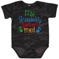 thumbnail image 3 of Inktastic My Grandaddy Loves Me Boys or Girls Baby Bodysuit, 3 of 5