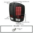 thumbnail image 3 of Spec-D Tuning Black LED Tail Lights Compatible with 2007-2008 Dodge Ram 1500, 2007-2009 Dodge Ram 2500/3500, Left + Right Pair Assembly, 3 of 5