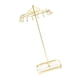 thumbnail image 5 of Soporte giratorio para joyas, organizador de joyas de metal, para collares y pendientes. Oro, 5 of 9